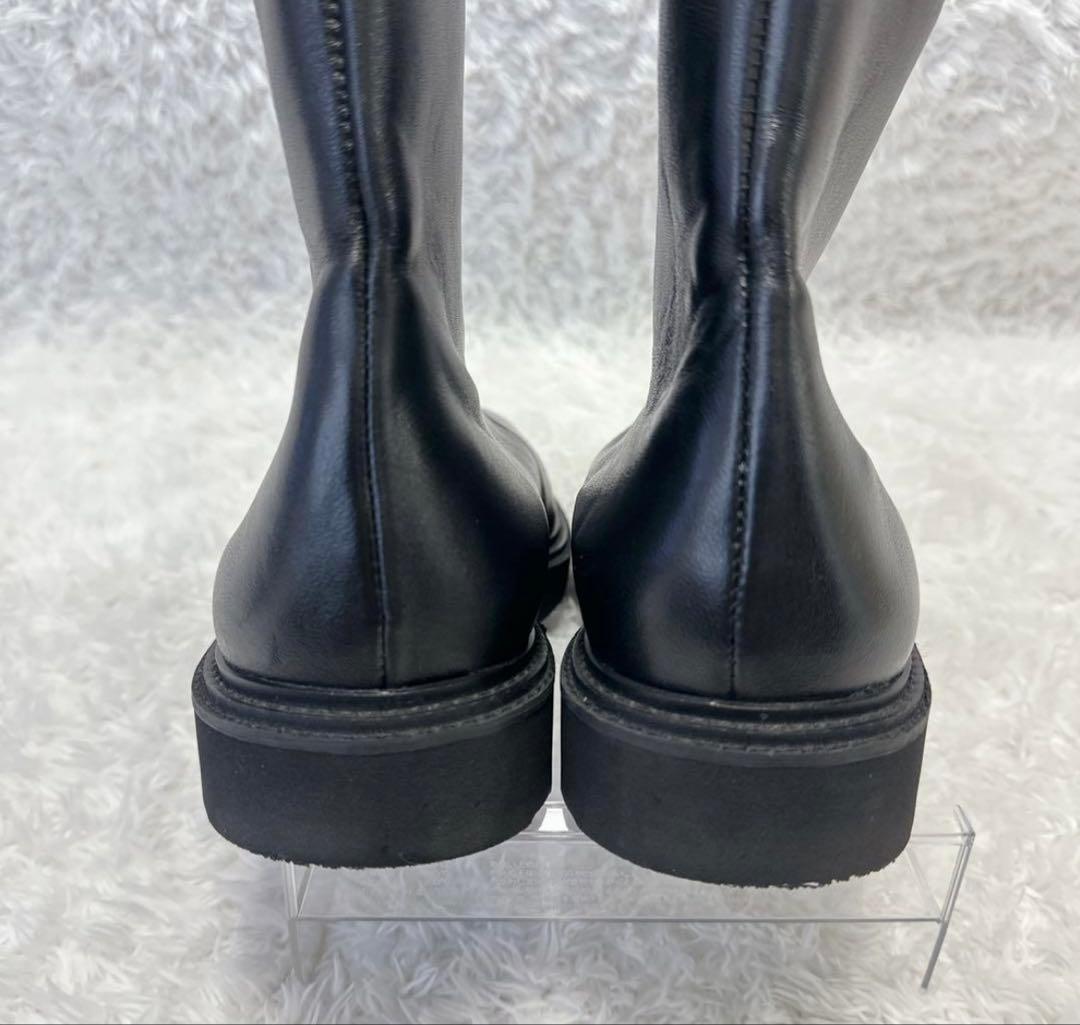 ※美品 CAMINANDO カミナンド フロントジップ ショートブー 24.5c