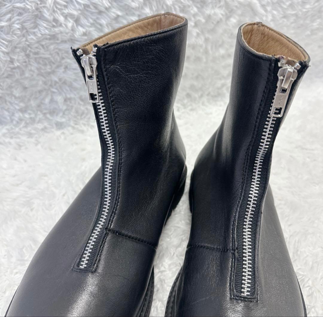 ※美品 CAMINANDO カミナンド フロントジップ ショートブー 24.5c
