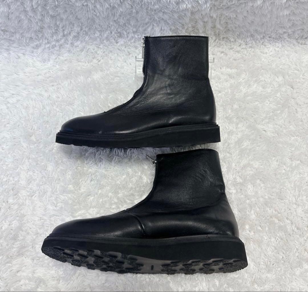 ※美品 CAMINANDO カミナンド フロントジップ ショートブー 24.5c