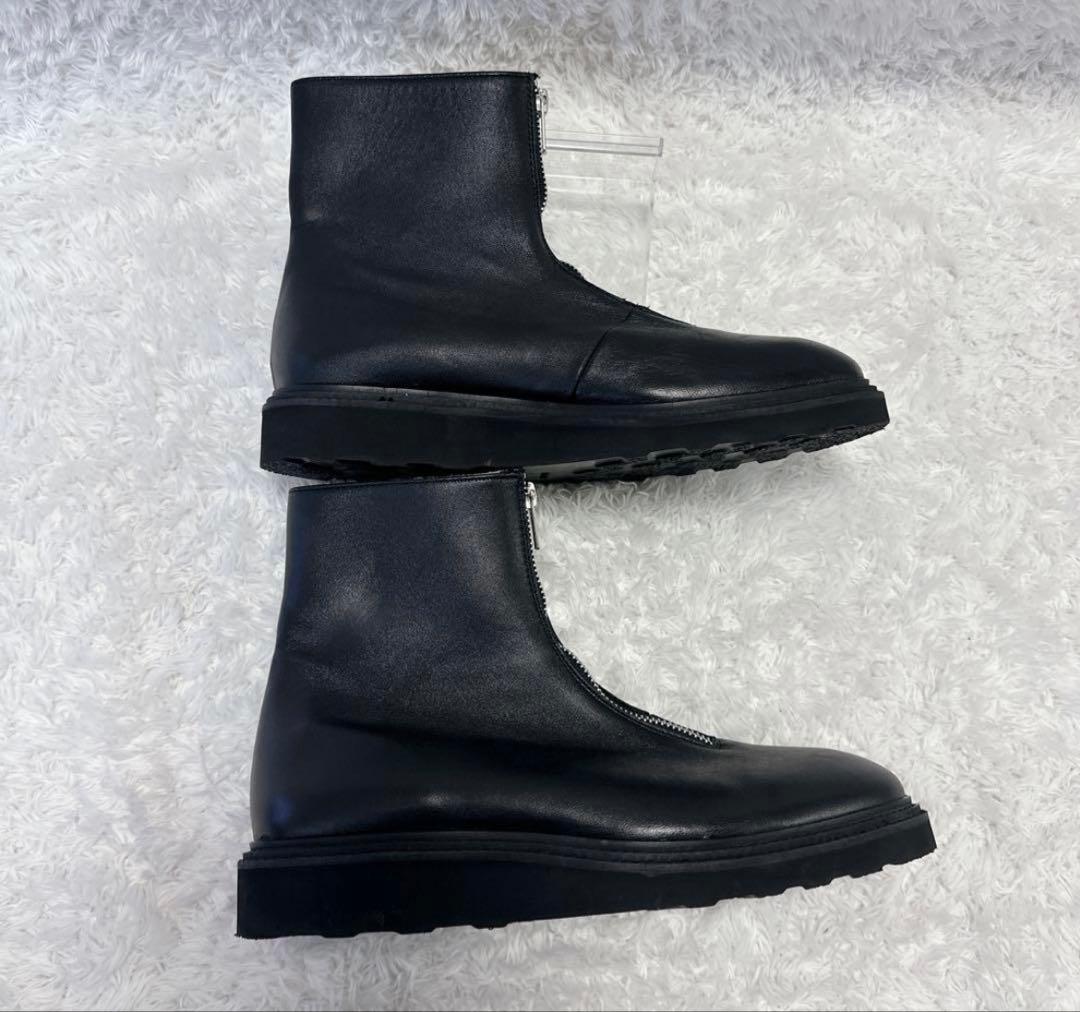 ※美品 CAMINANDO カミナンド フロントジップ ショートブー 24.5c