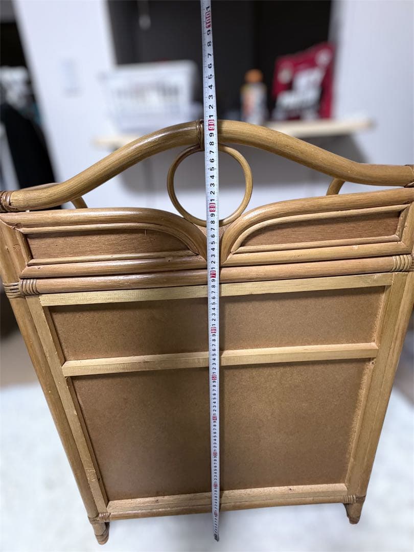籐　ラタン　チェスト 5段 引き出し6杯 幅約65cm 収納家具　タンス