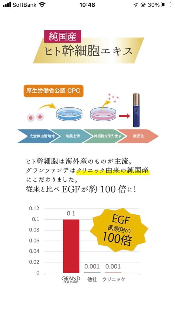 グランファンデ　モアリッチ　化粧下地&保湿ファンデーション