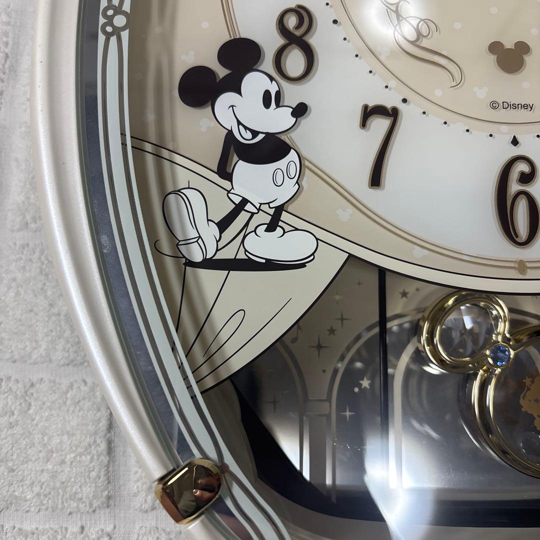 SEIKO Disney Time ミッキー＆ミニー 掛け時計 電波時計