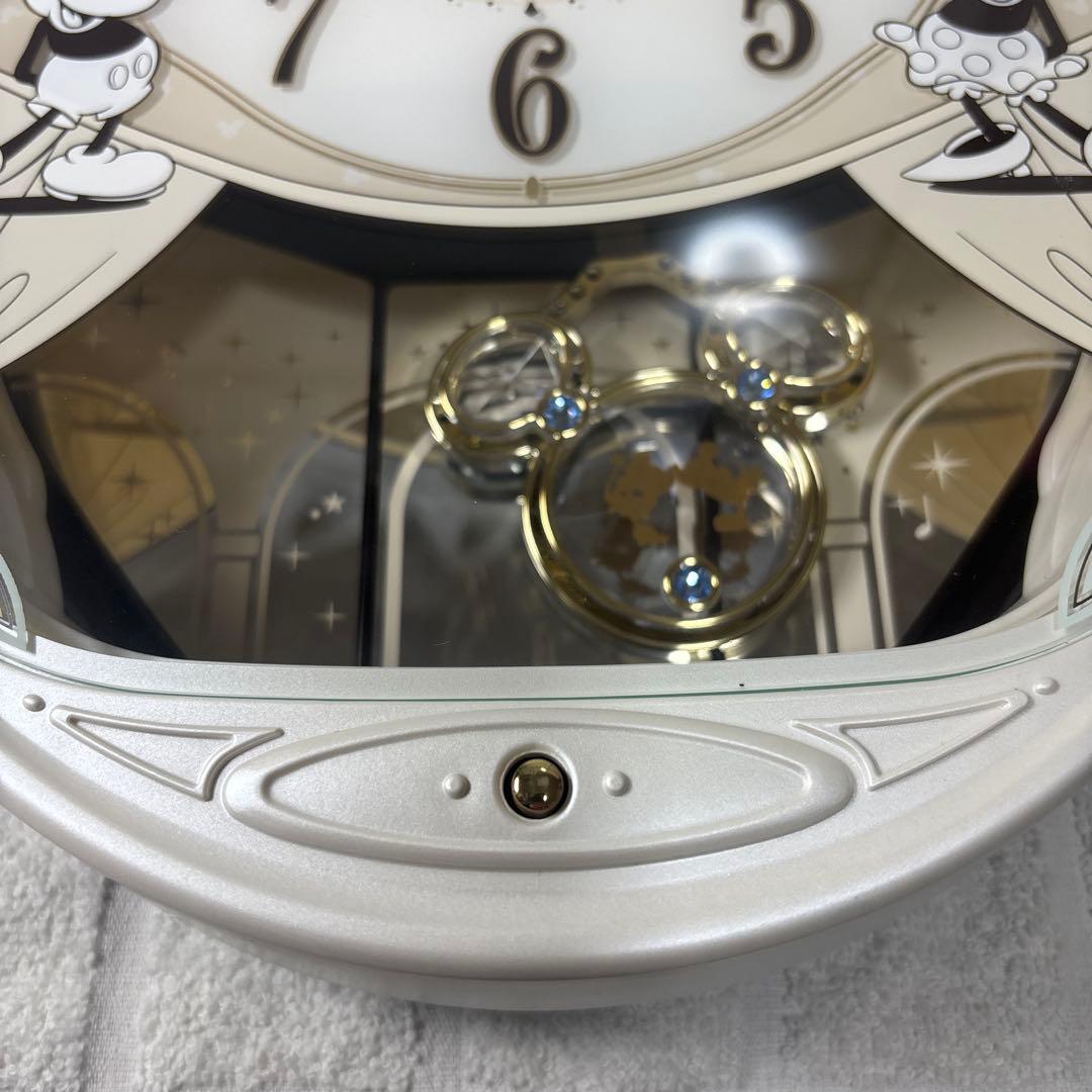 SEIKO Disney Time ミッキー＆ミニー 掛け時計 電波時計