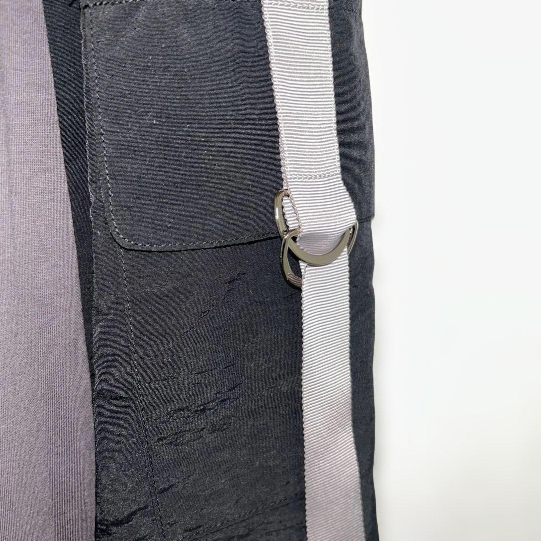 オレンジショコラ 　LASUD メッシュ異素材ミックススカート 新品未使用