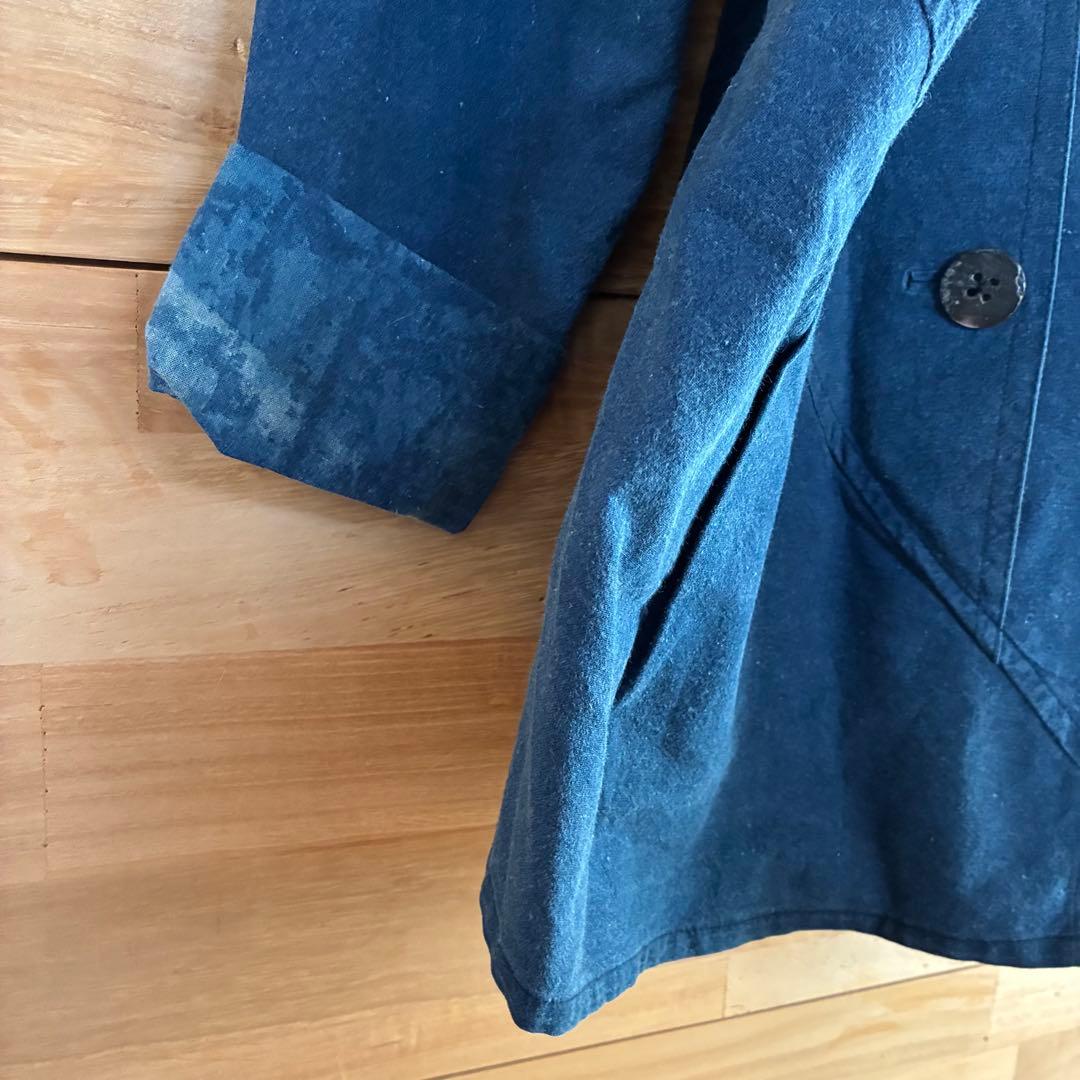 藍染　インディゴ　ワンピース　一点物