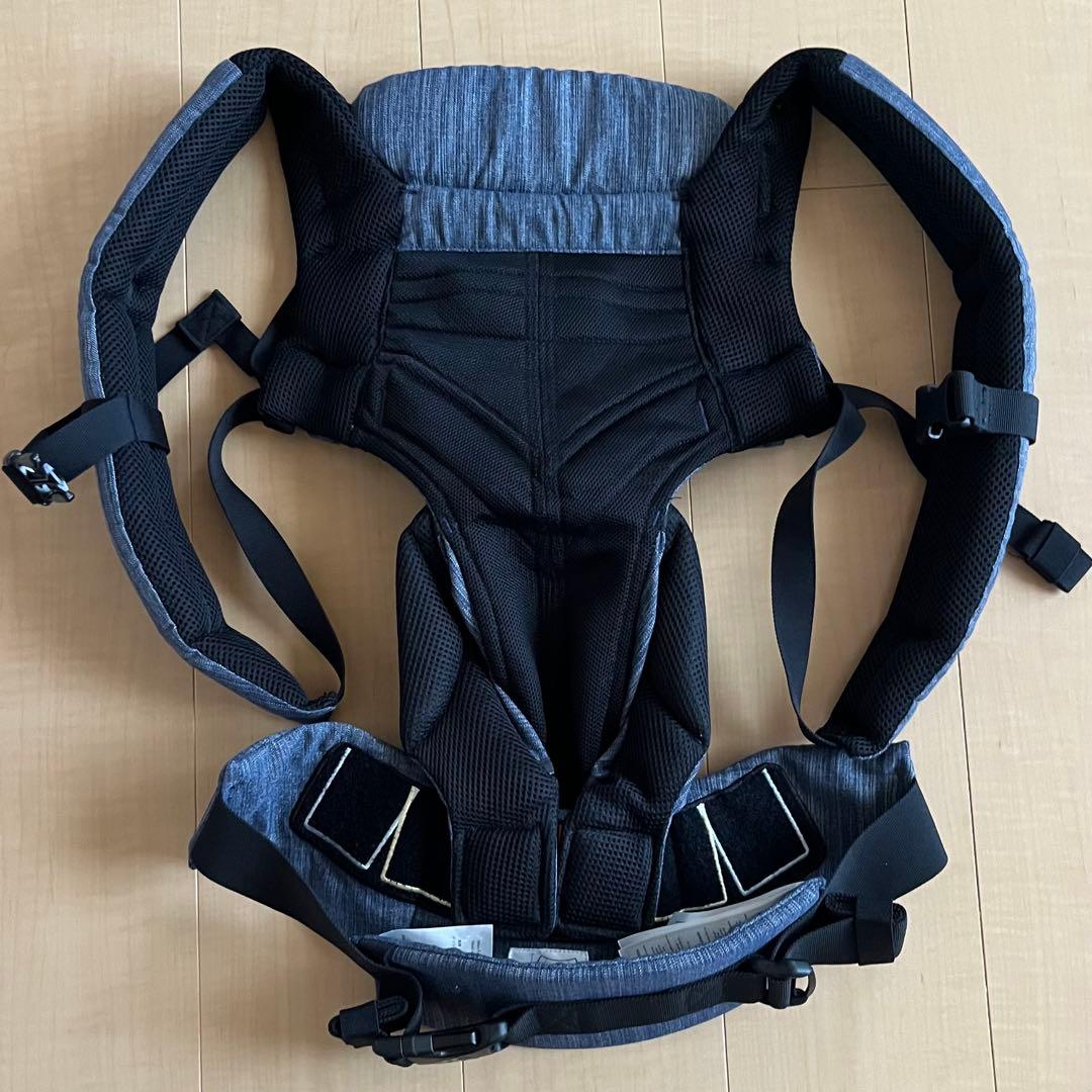 【極美品】エルゴベビー 抱っこ紐 オムニ360 クールエア インディゴ デニム系