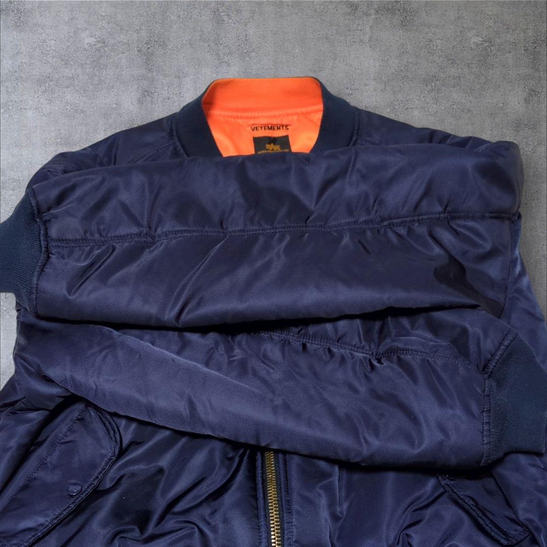 希少✨VETEMENTS ALPHA MA-1 オーバーサイズ ビッグシルエット