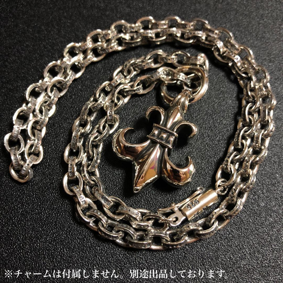 シルバー925 silver ペーパーチェーン ネックレス メンズ 55cm