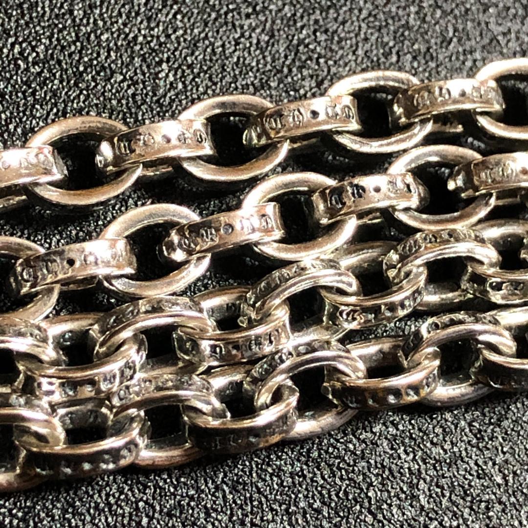 シルバー925 silver ペーパーチェーン ネックレス メンズ 55cm