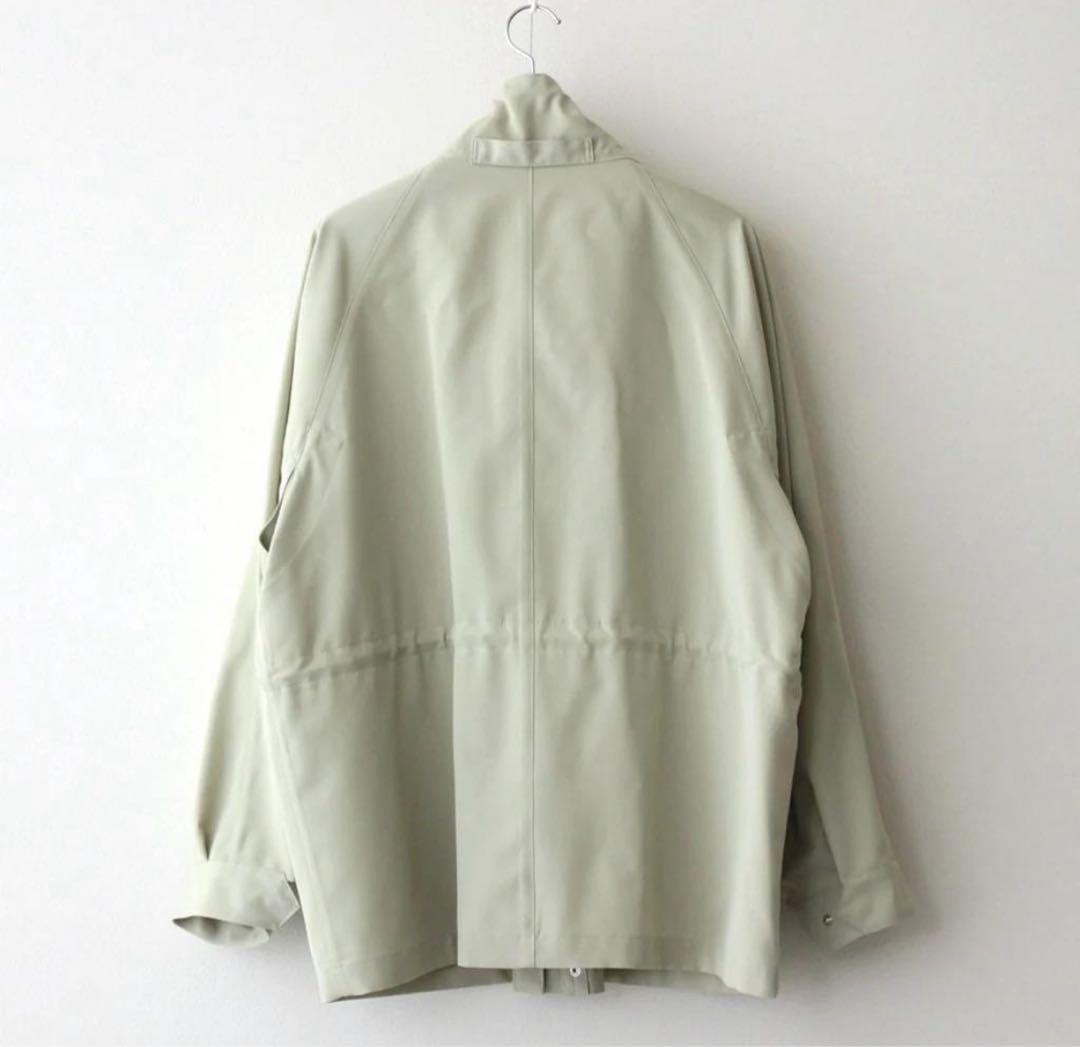 u*0様 AURALEE WOOL CANVAS HIGHNECK ZIP BL