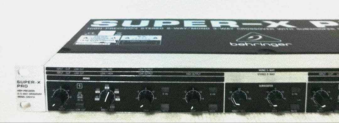 BEHRINGER SUPER-X PRO CX2310 チャンネルディバイダー