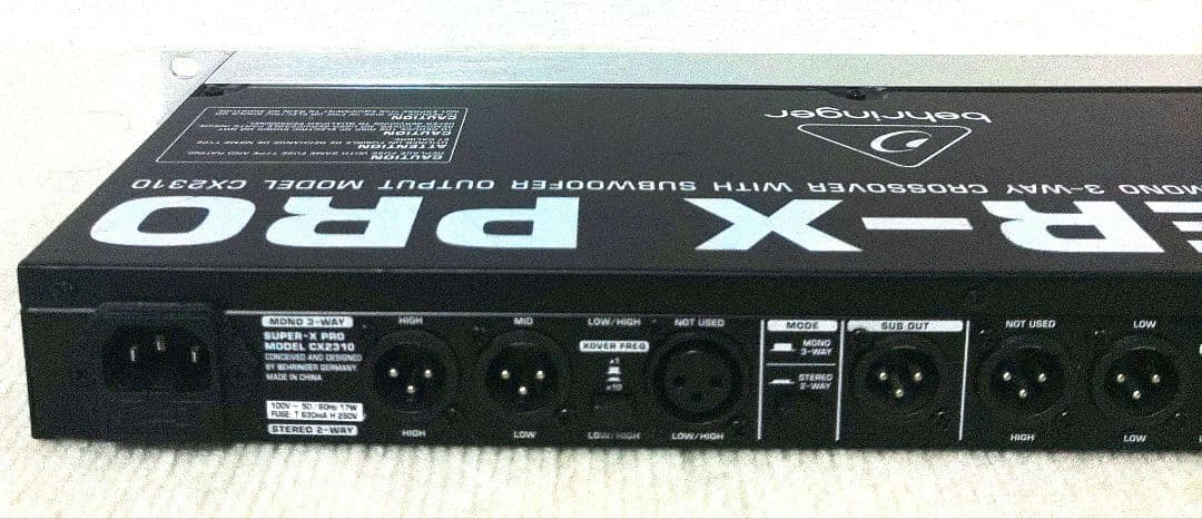 BEHRINGER SUPER-X PRO CX2310 チャンネルディバイダー