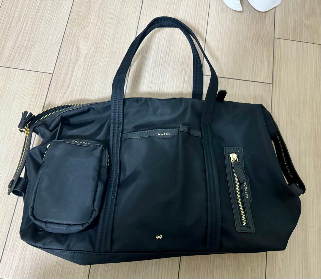 ANYA HINDMARCH インフライトバッグ　ブラック