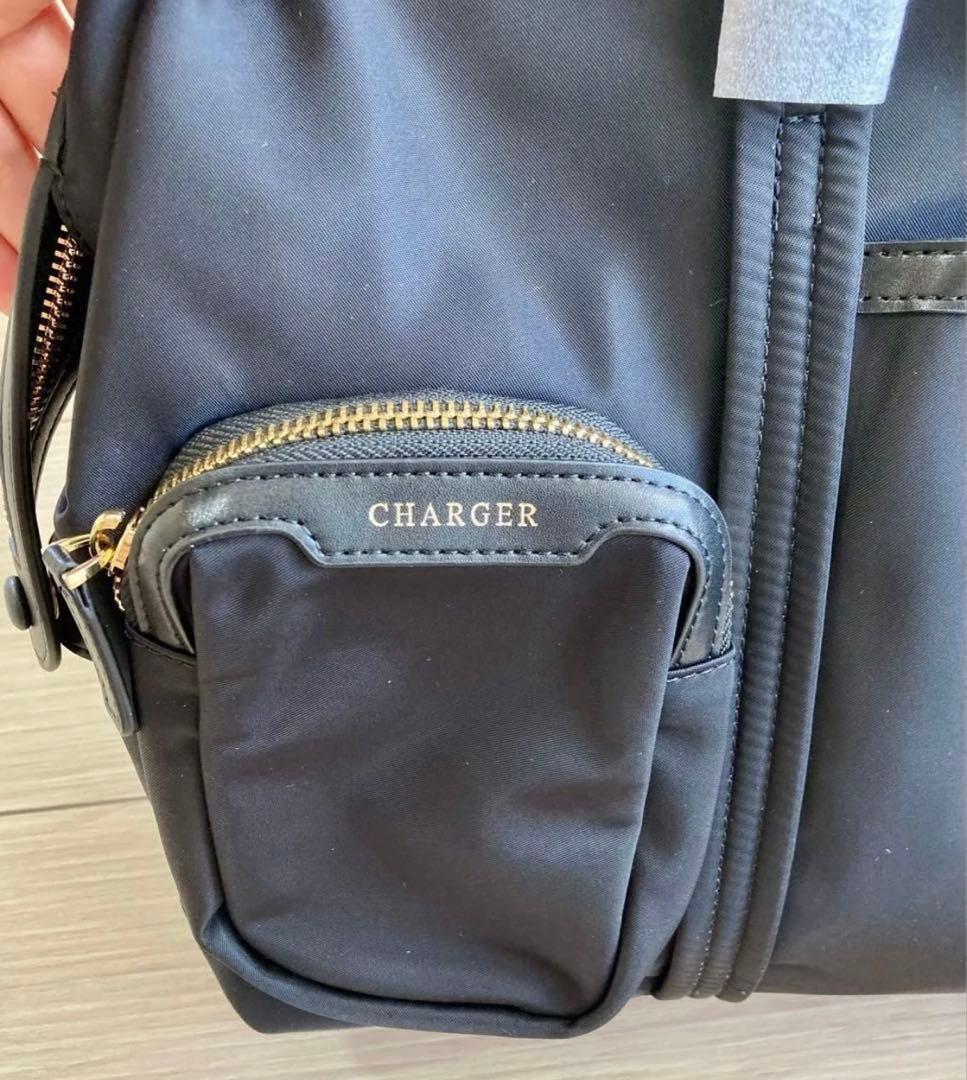 ANYA HINDMARCH インフライトバッグ　ブラック