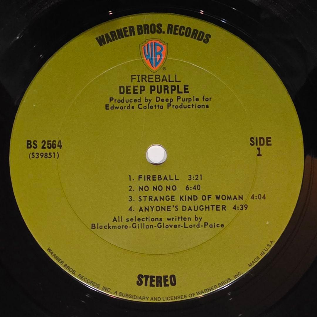 US初期 Deep Purple / Fireball -1/-1カット