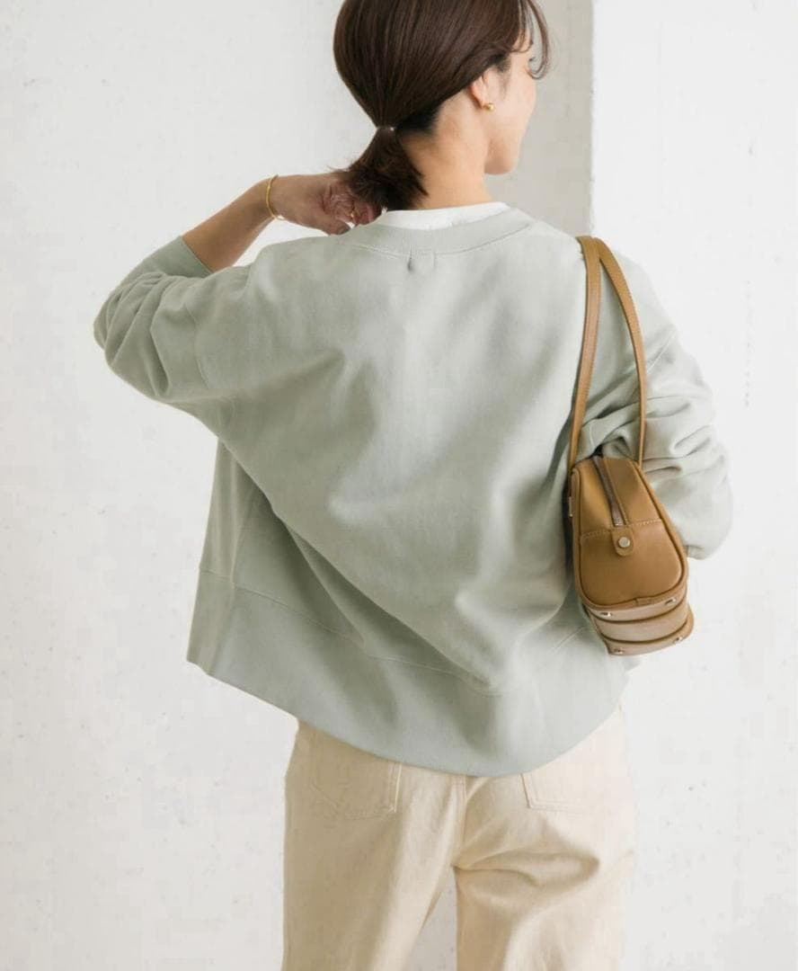 新品◆DOORS◆コットンスウェットZIPカーディガン《MINT》ドアーズ