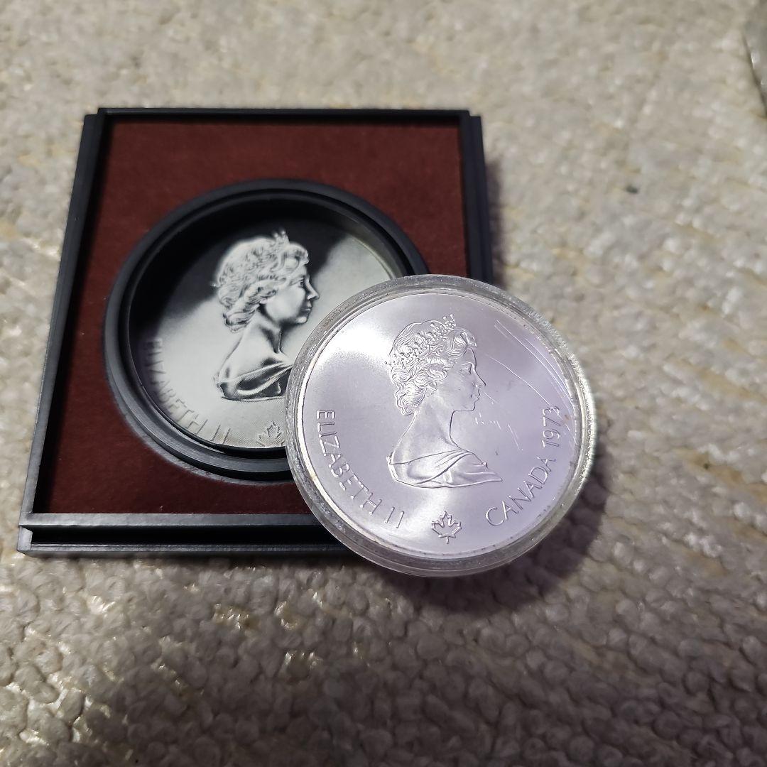 1976年 モントリオール五輪記念 5ドル銀貨（カナダ）