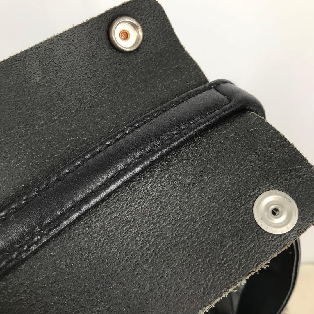 Schott　ボストンバッグ　ライダース　ブラック　牛革