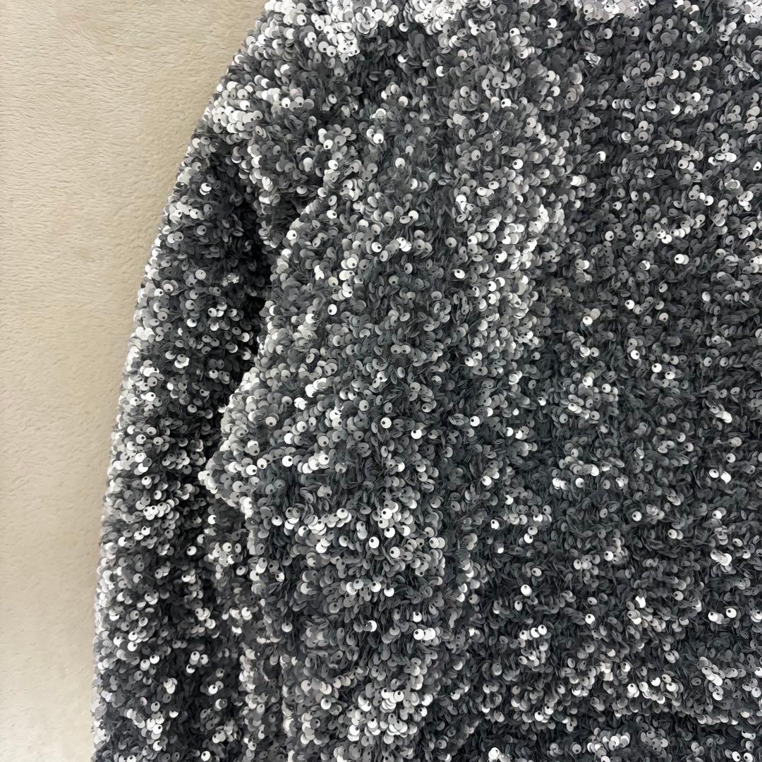 希少 ZARA 23AW LIMITED スパンコールジャケット Mサイズ