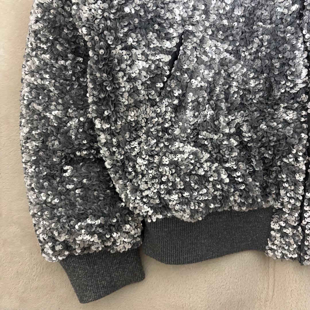 希少 ZARA 23AW LIMITED スパンコールジャケット Mサイズ