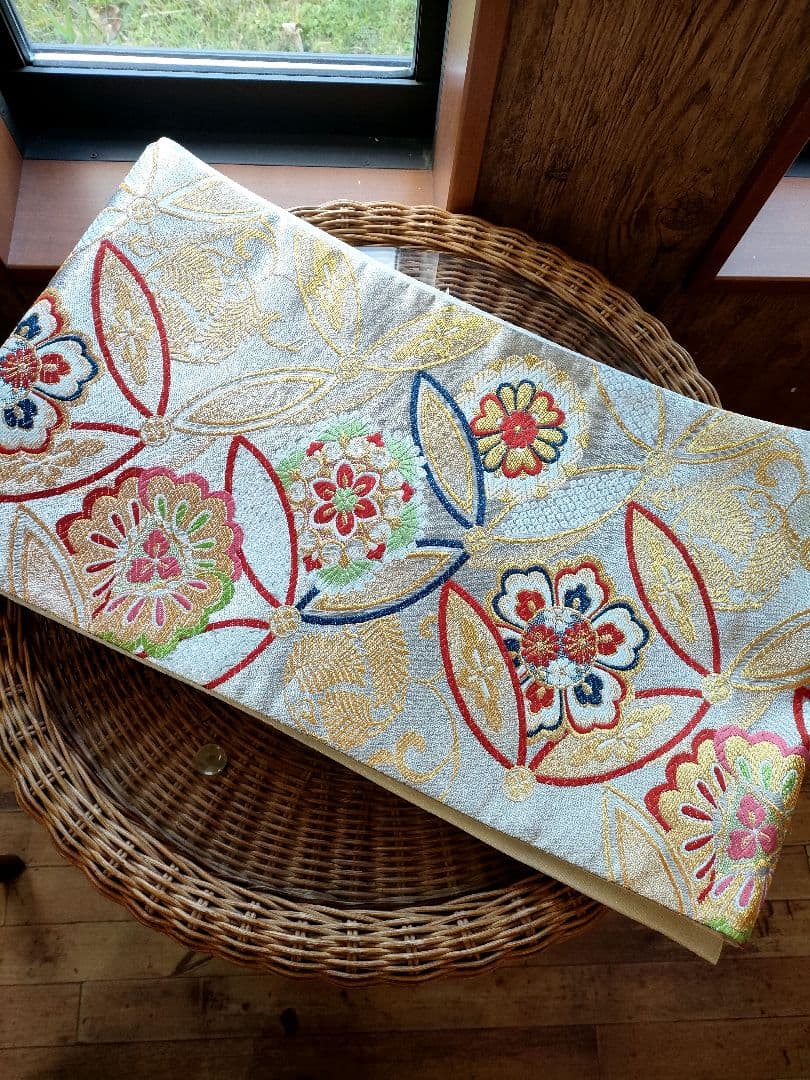 【お手続き中】逸品　濃紫　絞り　辻が花　振袖　　袋帯　その他セット