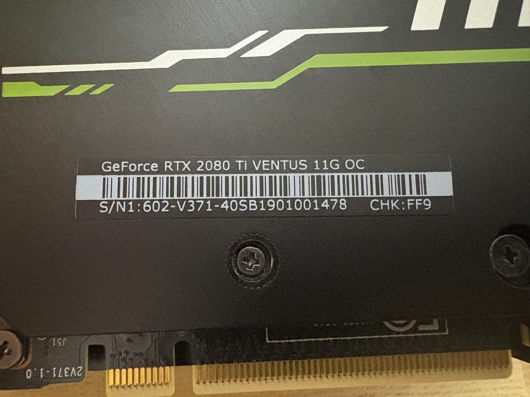 グラフィックボード・グラボ・ビデオカード RTX2080ti GDDR6 11GB
