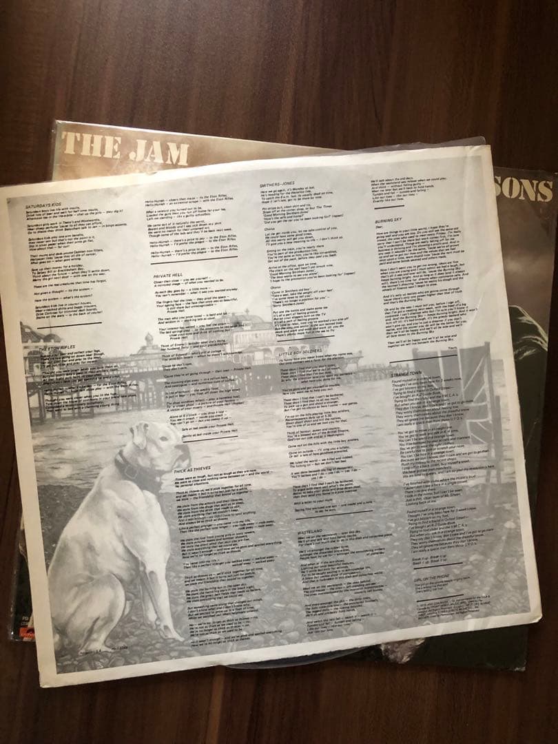 THE JAM SETTING SONS LP UK盤