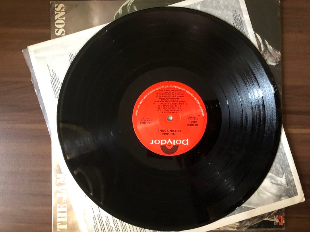 THE JAM SETTING SONS LP UK盤