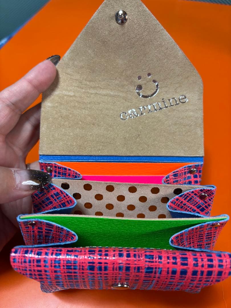 カーマイン♡財布(*^ω^*)美品