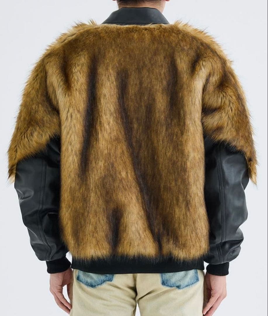 S*K様 定価19.8万　TOGA VIRILIS ラムレザー ファー ブルゾン