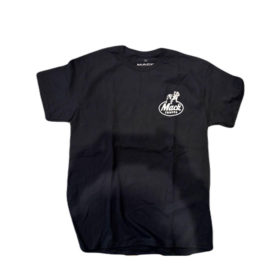 MACK 黒 Tシャツ 100%コットン 犬　ブルドッグ