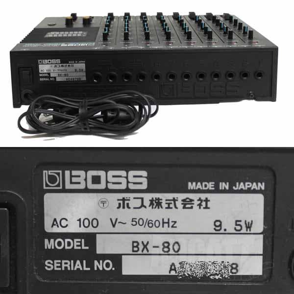 配信機器・PA機器・レコーディング機器 BOSS BX-80 8CHANNEL STEREO MIXER 206A12