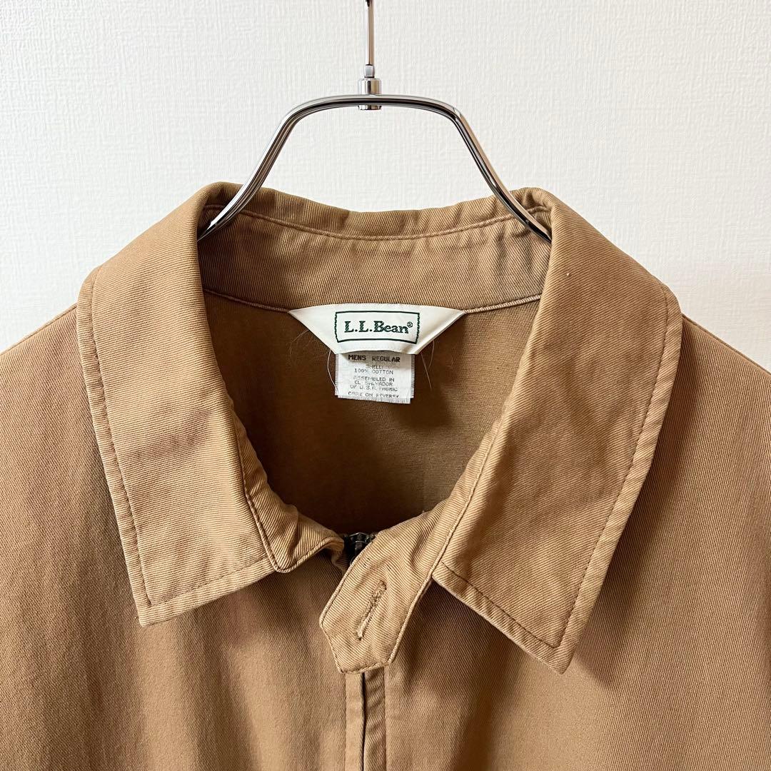 80〜90s L.L.Bean コットンスイングトップ チンスト付き ブラウン