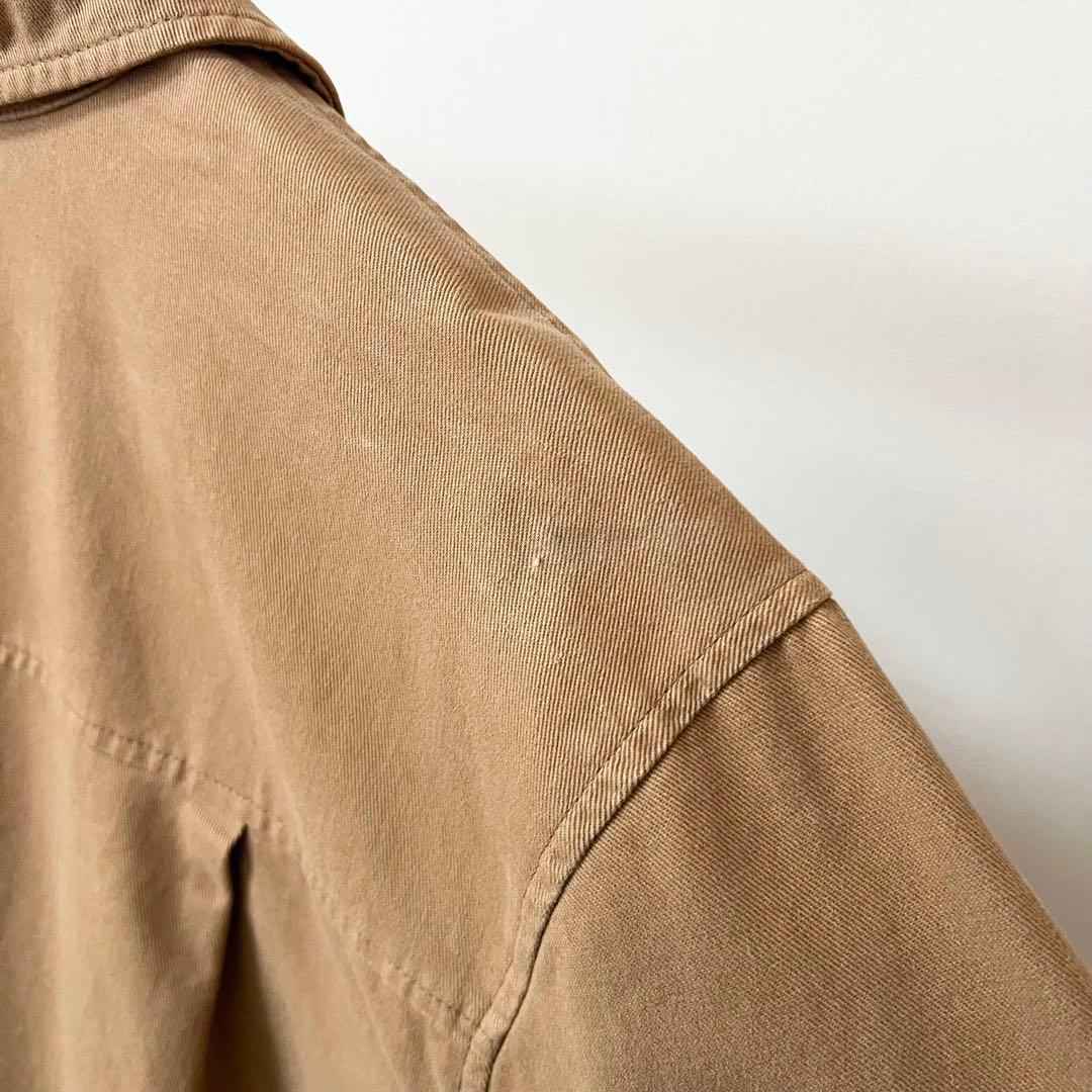 80〜90s L.L.Bean コットンスイングトップ チンスト付き ブラウン