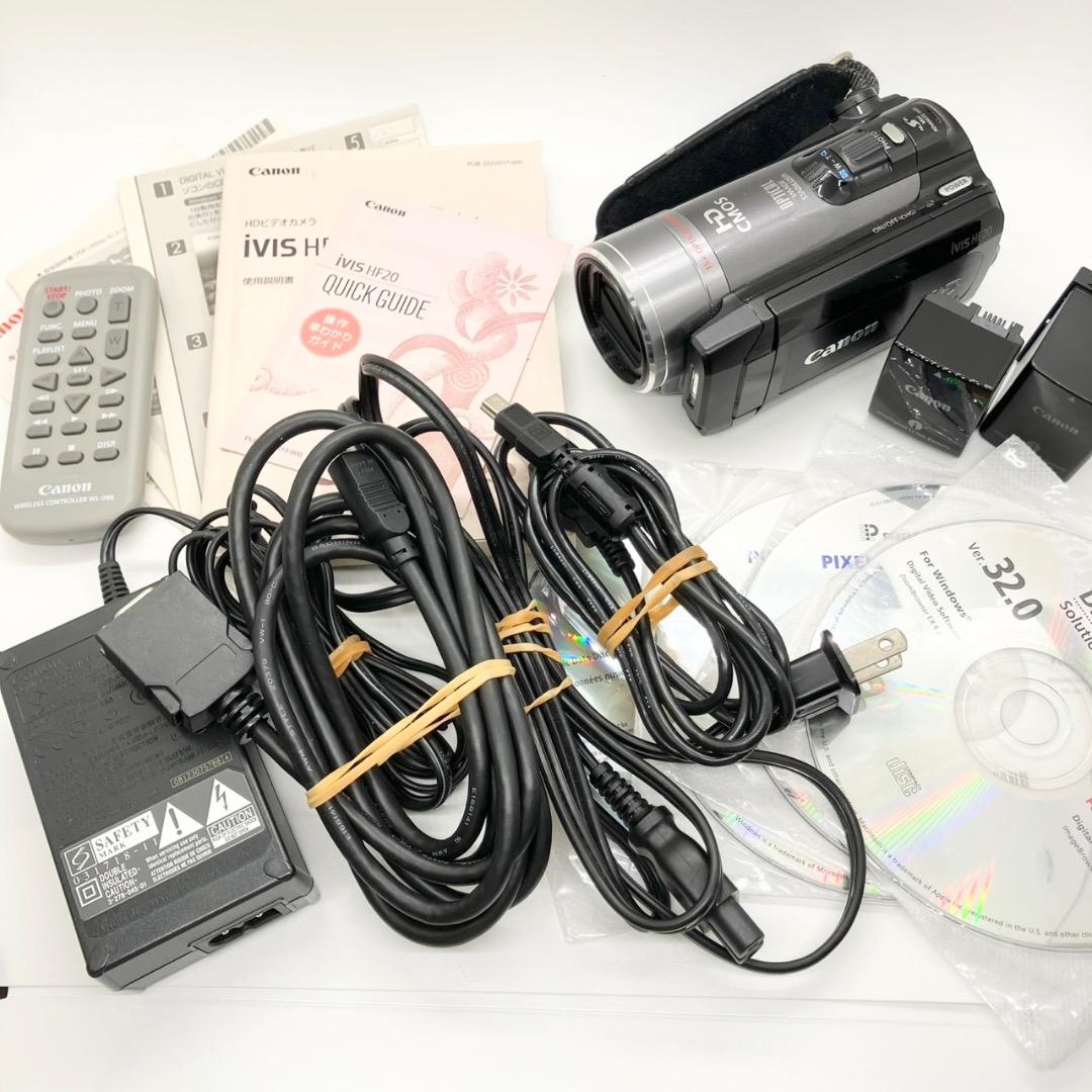本体美品✨Canon iVIS HF20 ビデオカメラ 送料無料 匿名配送