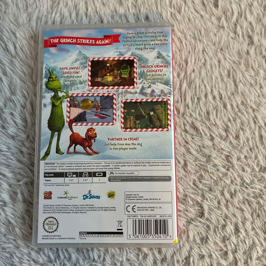 Nintendo Switch THE GRINCH CHRISTMAS ADVENTURES