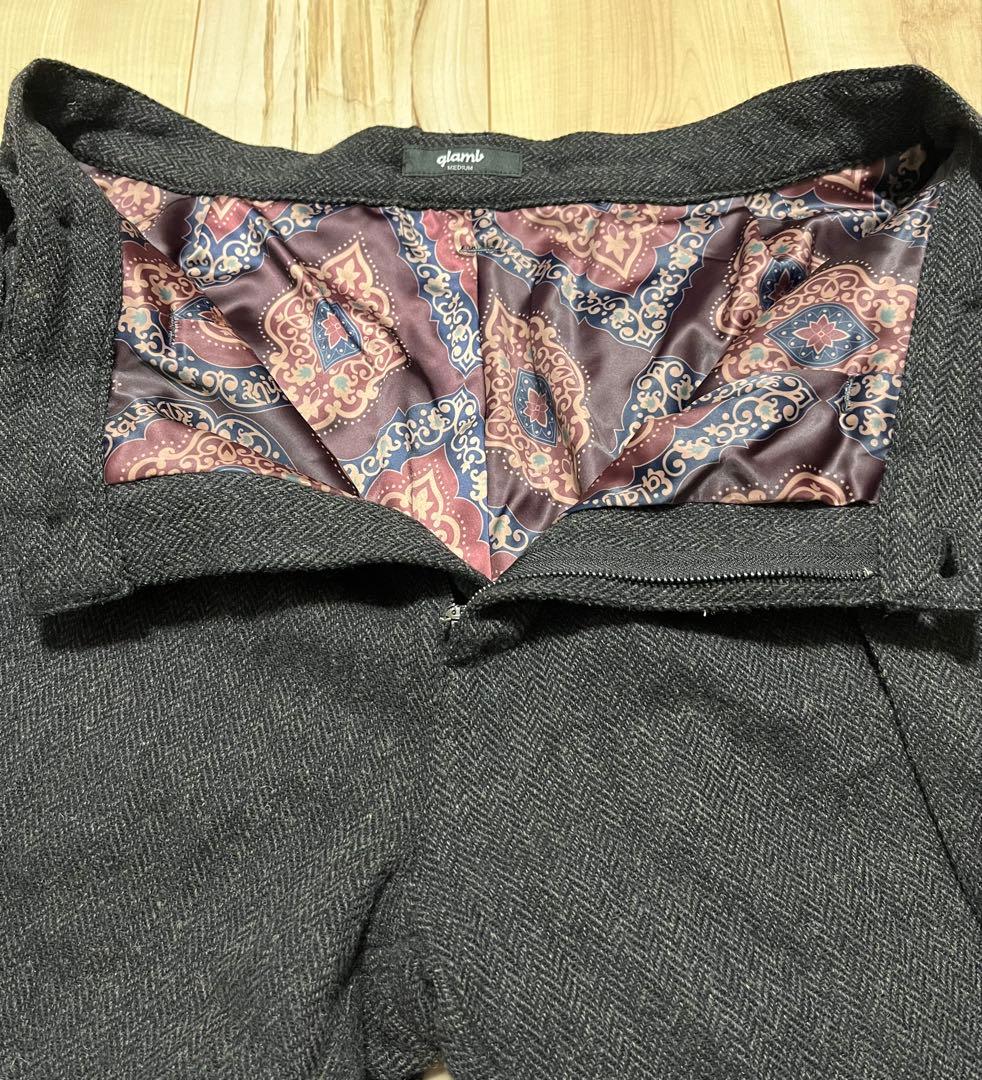 glamb グラム ヘリンボーン ジョッパーズ パンツ Mサイズ