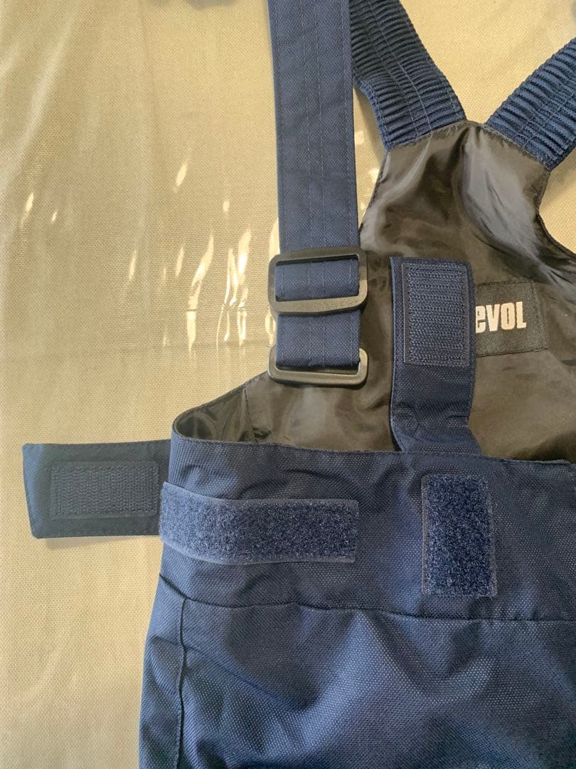 EVOL 子ども用スノーボードウェア 青/紺グローブ付き