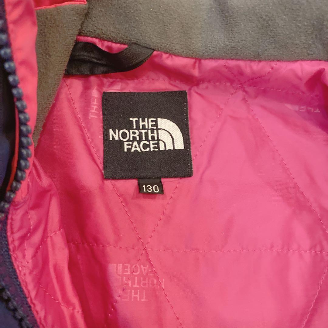 【匿名配送】THE NORTH FACE 子ども用スキーウェア ネイビー/ピンク