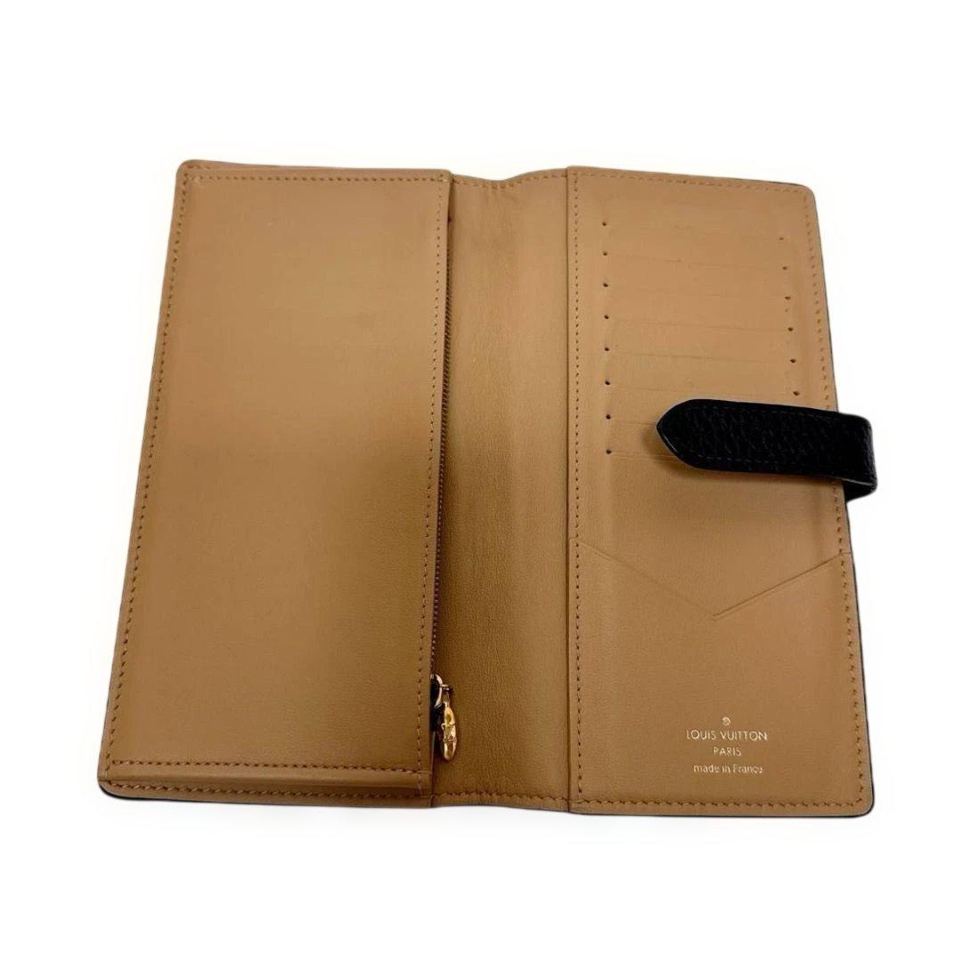 美品■ LV ルイヴィトン ヴェルティカル ウォレット 黒　財布