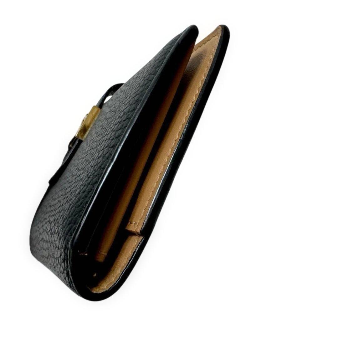 美品■ LV ルイヴィトン ヴェルティカル ウォレット 黒　財布