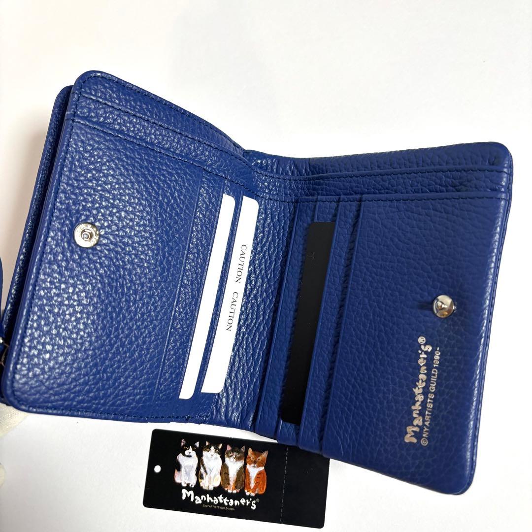 【未使用】マンハッタナーズ　二つ折り財布