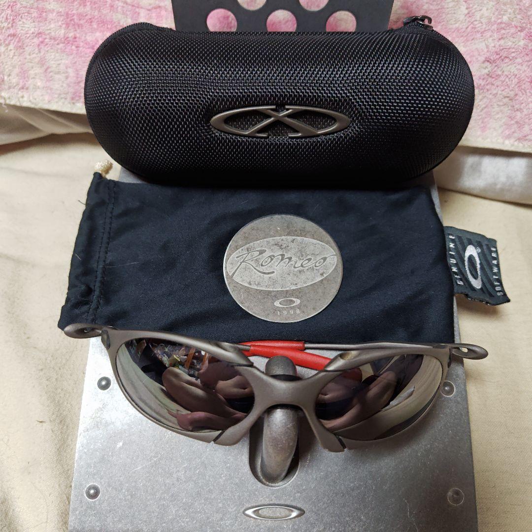 初期　OAKLEY　ロメオ　オークリー　romeo Black Iridium