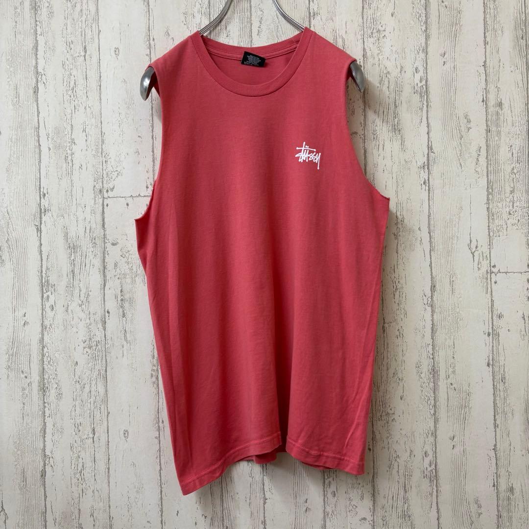 【激レア】STUSSY ステューシー　タンクトップ　ノースリーブ　ゆるだぼ