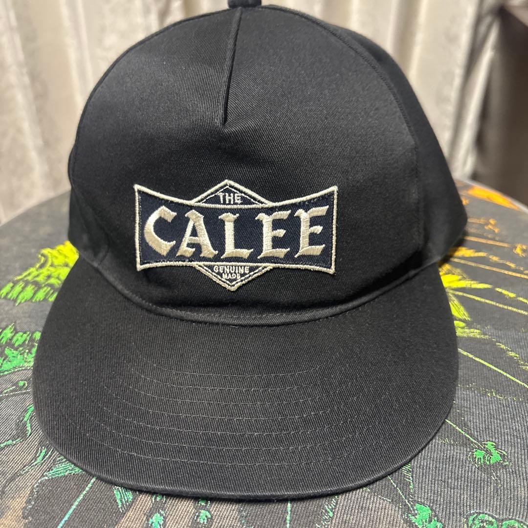 希少　CALEE（キャリー）　ワッペン　スナップバックキャップ　ブラック