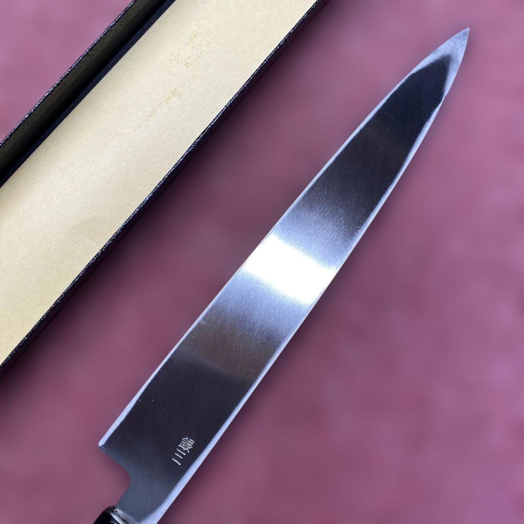 銀三　柳刃包丁　240㎜ 8寸