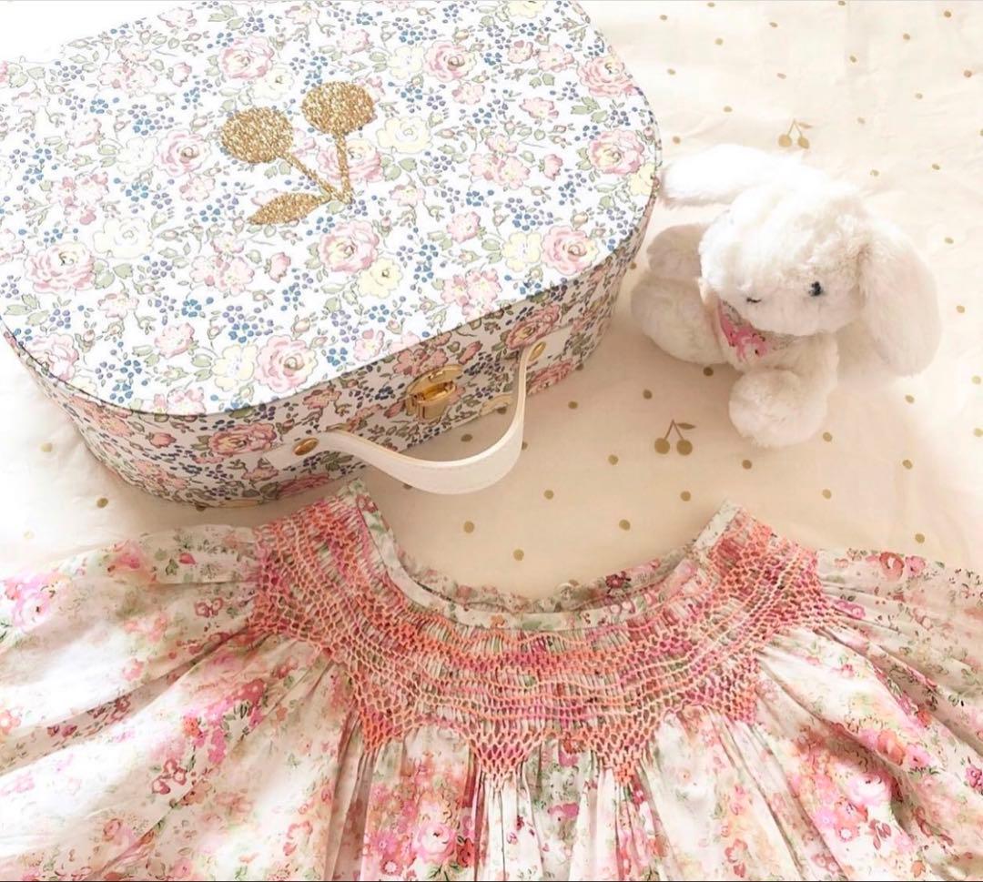 bonpoint ボンポワン⭐︎ピンクのワンピース⭐︎2A コットン