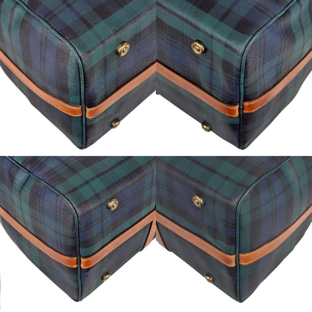 美品 ラルフローレン RALPH LAUREN ブラックウォッチ ボストンバッグ