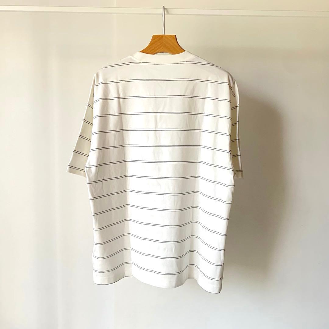 The Ennoy Professional® パネルボーダー　Tシャツ　白　M